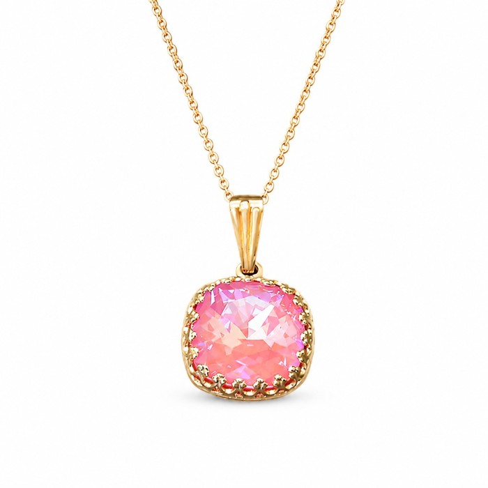 Jewelry Set “Vintage V (Lotus Pink DeLite)” created with Crystals by Swarovski®
