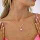Jewelry Set “Vintage V (Lotus Pink DeLite)” created with Crystals by Swarovski®