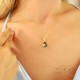 925 Sterling Silver Pendant “Crystal Drop (Black Diamond)” created with Preciosa® crystals