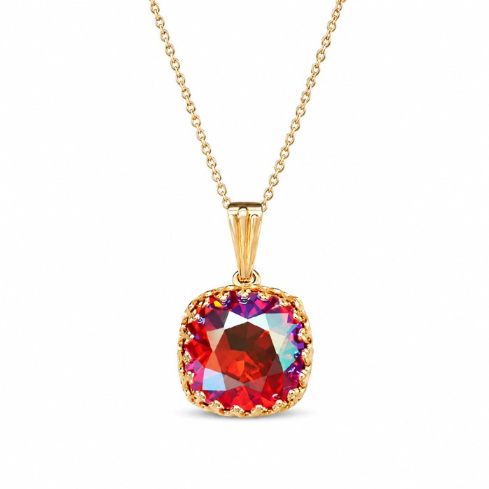 Jewelry Set “Vintage V (Light Siam Shimmer)” created with Crystals by Swarovski®