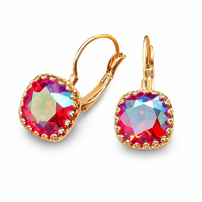 Jewelry Set “Vintage V (Light Siam Shimmer)” created with Crystals by Swarovski®