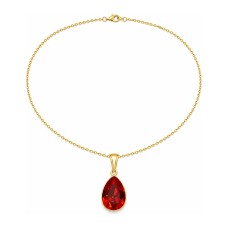 Sidabrinis pakabukas „Crystal Drop (Light Siam)“ su Preciosa® kristalais