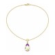 Sidabrinis papuošalų rinkinys moterims DiamondSky „Crystal Drop (Aurora Borealis)“ su Preciosa® kristalais