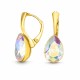 Auskarai moterims DiamondSky „Crystal Drop (Aurora Borealis)“ su Preciosa® kristalais