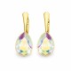 Auskarai moterims DiamondSky „Crystal Drop (Aurora Borealis)“ su Preciosa® kristalais