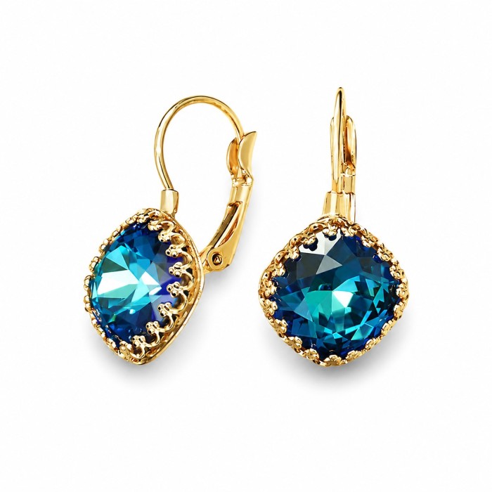 Jewelry Set “Vintage IV (Bermuda Blue)” created with Crystals by Swarovski®