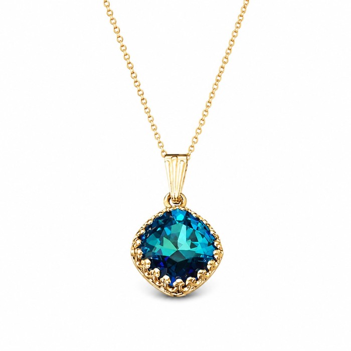 Jewelry Set “Vintage IV (Bermuda Blue)” created with Crystals by Swarovski®