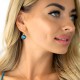 Jewelry Set “Vintage IV (Bermuda Blue)” created with Crystals by Swarovski®