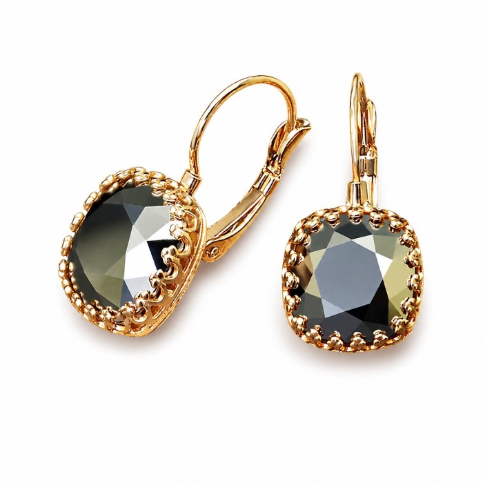 Jewelry Set “Vintage V (Light Chrome)” created with Crystals by Swarovski®