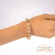 Браслет "Классика II (Rose Gold)" с кристаллами Swarovski®