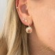 Earrings “Glory II (Rose Gold)” created with Crystals by Swarovski®