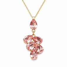 Pakabukas „Amber II (Light Rose)“ su Preciosa® kristalais