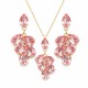 Jewelry Set “Amber II (Light Rose)” created with Preciosa® crystals