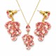 Jewelry Set “Amber II (Light Rose)” created with Preciosa® crystals