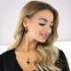 Jewelry Set “Amber II (Jet)” created with Preciosa® crystals