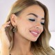 Earrings “Amber II (Black Diamond)” created with Preciosa® crystals