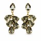 Earrings “Amber II (Black Diamond)” created with Preciosa® crystals