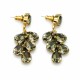 Earrings “Amber II (Black Diamond)” created with Preciosa® crystals