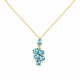 Pakabukas „Amber II (Aqua Bohemica)“ su Preciosa® kristalais