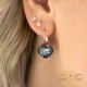 Jewelry Set “Glare V (Silver Night)” created with Crystals by Swarovski®