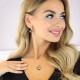 Jewelry Set “Glare V (Silver Night)” created with Crystals by Swarovski®