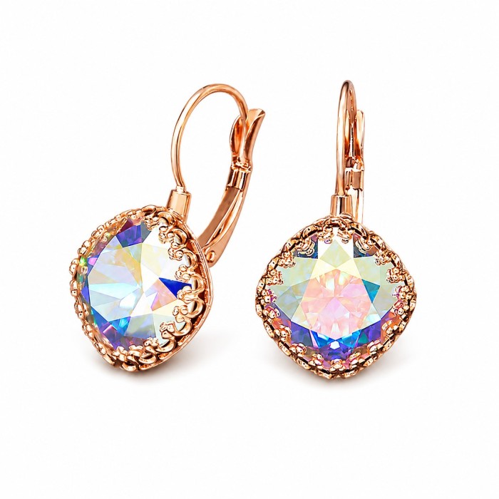 Papuošalų rinkinys moterims „Vintage IV (Aurora Borealis)“ su Swarovski® kristalais