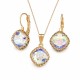 Papuošalų rinkinys moterims „Vintage IV (Aurora Borealis)“ su Swarovski® kristalais