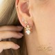 Earrings “Skarabeus (Aurora Borealis)” created with Preciosa® crystals