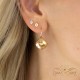 Jewelry Set “Glare V (Golden Shadow)” created with Crystals by Swarovski®