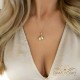 Jewelry Set “Glare V (Golden Shadow)” created with Crystals by Swarovski®