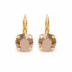 Серьги «Великолепие II (Rose Gold)» с кристаллами Swarovski®