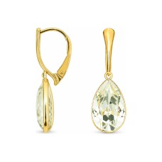 Auskarai moterims DiamondSky „Crystal Drop“ su Preciosa® kristalais