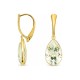 Sidabrinis papuošalų rinkinys moterims DiamondSky „Crystal Drop“ su Preciosa® kristalais
