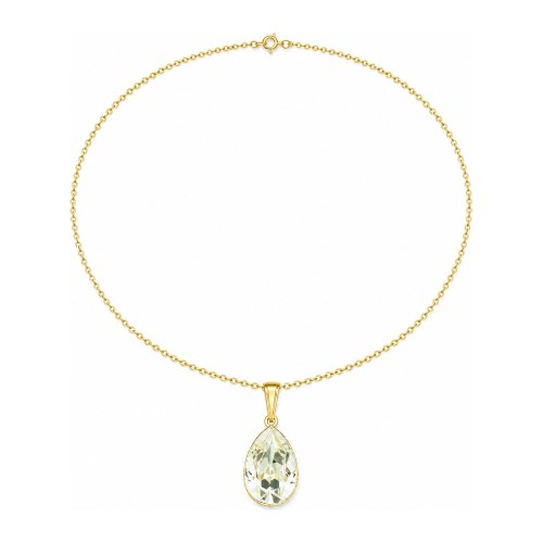 925 Sterling Silver pendant “Crystal Drop”