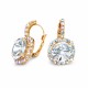 Auskarai moterims DiamondSky „Clarice VII“ su Swarovski kristalais