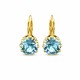 Auskarai moterims DiamondSky „Shining Aquamarine“ su Swarovski kristalais