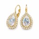 Jewelry Set “Celestial Drop” (White Patina) embellished with Crystals by Swarovski®