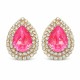 Earrings “Jasmine (Lotus Pink DeLite)” created with Crystals by Swarovski®