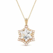 Pakabukas „Snowflake“ su Swarovski® kristalais