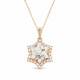 Pendant “Snowflake” created with Crystals by Swarovski®