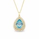 Комплект «Жасмин (Aquamarine)» с кристаллами Swarovski®