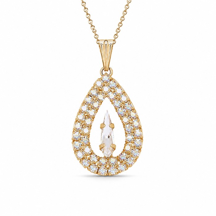 Kaklo papuošalas moterims DiamondSky „Atlantis“ su Swarovski kristalais