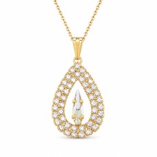 Kaklo papuošalas moterims DiamondSky „Atlantis“ su Swarovski kristalais