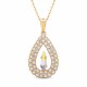 Кулон «Атлантис (Aurora Borealis)» с кристаллами Swarovski®