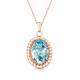 Pakabukas „Solar Illusion (Aqua Bohemica)“ su Preciosa® kristalais