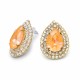 Jewelry Set “Jasmine (Peach DeLite)” created with Crystals by Swarovski®