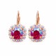 Auskarai „Glory II (Light Siam Shimmer)“ su Swarovski® kristalais