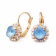 Серьги «Великолепие II (Ocean DeLite)» с кристаллами Swarovski®