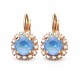 Серьги «Великолепие II (Ocean DeLite)» с кристаллами Swarovski®
