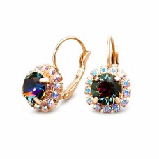 Серьги «Великолепие II (Vitrail Medium)» с кристаллами Swarovski®